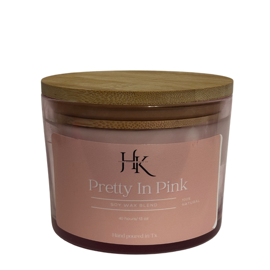 Pretty in Pink 3 Wick Candle